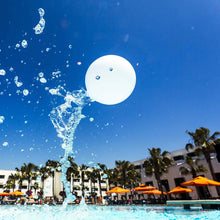 Load image into Gallery viewer, Globe Bluetooth Outdoor LED Lamp in Outside Area.
