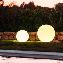 Load image into Gallery viewer, Globe Bluetooth Outdoor LED Lamp in Outside Area.
