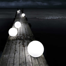Load image into Gallery viewer, Globe Bluetooth Outdoor LED Lamp in Outside Area.
