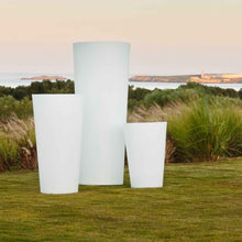 Load image into Gallery viewer, Tango Bluetooth Outdoor LED Planter in Outside Area.
