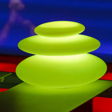 Load image into Gallery viewer, Zen Floating Bluetooth Outdoor LED Lamp in Detail.
