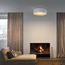 Load image into Gallery viewer, Smithfield C LED Flush Mount Ceiling Light in livingroom.

