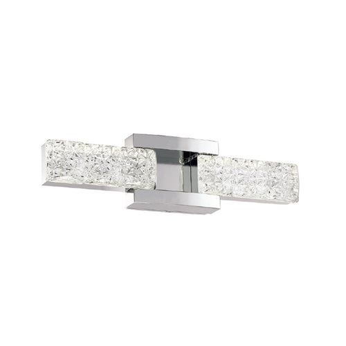 Sofia LED Bath Vanity Light in Silver.