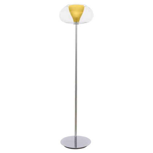 Soft Floor Lamp in Chrome.