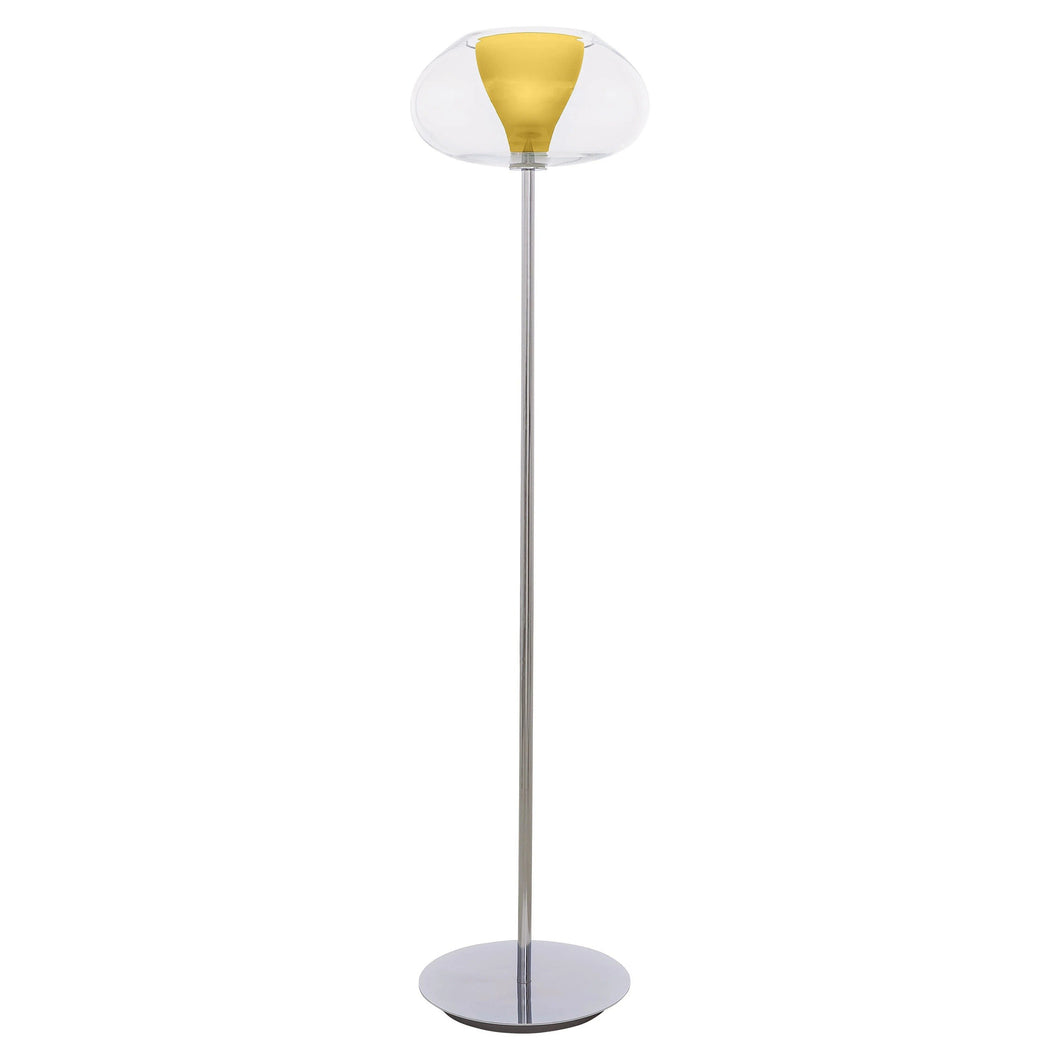 Soft Floor Lamp in Chrome.