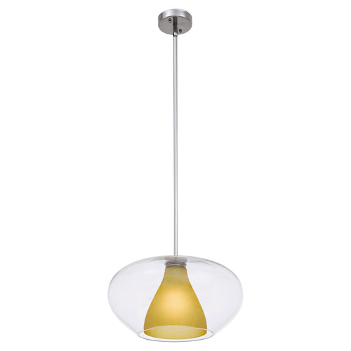 Soft Pendant Light in Chrome.