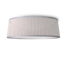 Load image into Gallery viewer, Solis LED Drum Semi Flush Mount Ceiling Light in White/Large.
