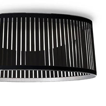 Load image into Gallery viewer, Solis LED Drum Semi Flush Mount Ceiling Light Detail.
