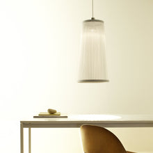 Load image into Gallery viewer, Solis LED Pendant Light in dining room.
