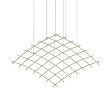 Load image into Gallery viewer, Constellation® Aquarius Major LED Pendant Light in Clear/Satin Brass.
