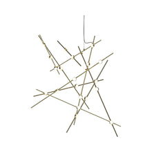 Load image into Gallery viewer, Constellation® Aquila Major LED Pendant Light in Satin Brass/White.
