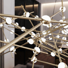 Load image into Gallery viewer, Constellation® Ursa Major LED Pendant Light in living room.
