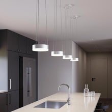 Load image into Gallery viewer, Corona Ring Mini LED Pendant Light in Kitchen.
