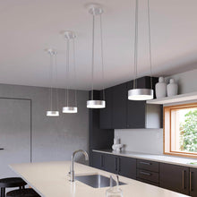 Load image into Gallery viewer, Corona Ring Mini LED Pendant Light in Kitchen.
