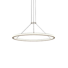 Load image into Gallery viewer, Luna™ LED Pendant Light in Satin Brass (36-Inch).
