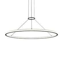 Load image into Gallery viewer, Luna™ LED Pendant Light in Satin Black (48-Inch).
