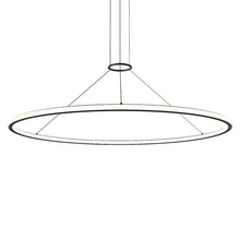 Load image into Gallery viewer, Luna™ LED Pendant Light in Satin Black (60-Inch).
