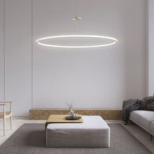 Load image into Gallery viewer, Luna™ LED Pendant Light in living room.
