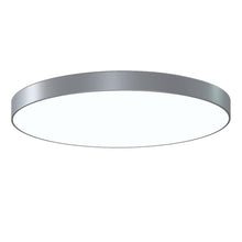 Load image into Gallery viewer, Pi LED Flush Mount Ceiling Light in Bright Satin Aluminum (30-Inch).
