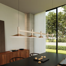 Load image into Gallery viewer, Systema Staccato™ LED Multi Light Pendant Light in dining room.

