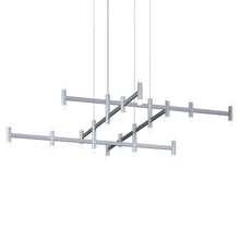 Load image into Gallery viewer, Systema Staccato™ LED Pendant Light in Bright Satin Aluminum (Standard).
