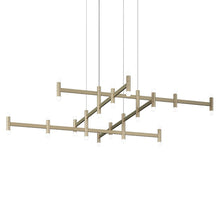 Load image into Gallery viewer, Systema Staccato™ LED Pendant Light in Satin Brass (Standard).

