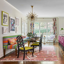 Load image into Gallery viewer, Sparta Chandelier in living room.
