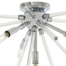 Load image into Gallery viewer, Spiked Flush Mount Ceiling Light Detail.

