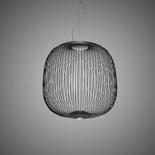 Load image into Gallery viewer, Spokes 2 LED Pendant Light in Black/Small.
