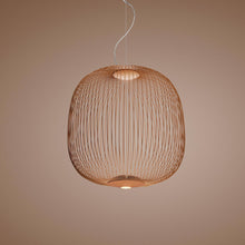 Load image into Gallery viewer, Spokes 2 LED Pendant Light in Copper/Small.
