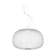 Load image into Gallery viewer, Spokes 3 LED Pendant Light in White.
