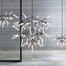 Load image into Gallery viewer, Spur Grande LED Chandelier in exhibition.
