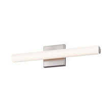 Load image into Gallery viewer, SQ-bar LED Bath Vanity Light in Satin Nickel/Small.
