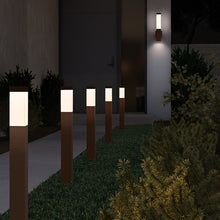 Load image into Gallery viewer, Square Column™ Outdoor LED Wall Light in outdoor.
