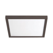 Load image into Gallery viewer, Square LED Ceiling/Wall Light in Bronze (Medium).
