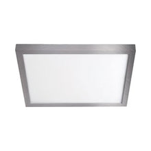 Load image into Gallery viewer, Square LED Ceiling/Wall Light in Brushed Nickel (Medium).
