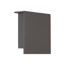 Load image into Gallery viewer, Square Outdoor LED Wall Light in Small/Bronze.
