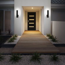 Load image into Gallery viewer, Stag Outdoor LED Wall Light in outside area.
