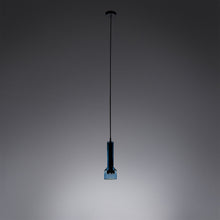 Load image into Gallery viewer, Stablight LED Pendant Light in B/Aqua Clear.
