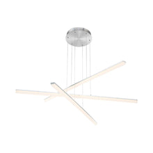 Load image into Gallery viewer, Stack LED Pendant Light in Brushed Aluminum/3-Light.
