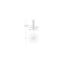 Load image into Gallery viewer, Stack LED Pendant Light - line drawing.
