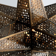 Load image into Gallery viewer, Star Of The East Chandelier in Detail.
