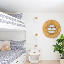 Load image into Gallery viewer, Stella Wall Light in bedroom.
