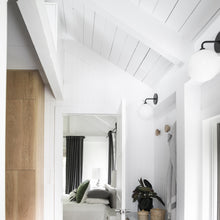 Load image into Gallery viewer, Stella Wall Light in bedroom.
