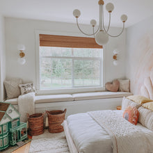 Load image into Gallery viewer, Stella Wall Light in bedroom.
