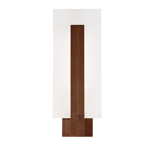 Stem LED Wall Light in Brown.