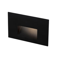 Load image into Gallery viewer, Step Light Outdoor LED Wall Light in Horizontal/Black.
