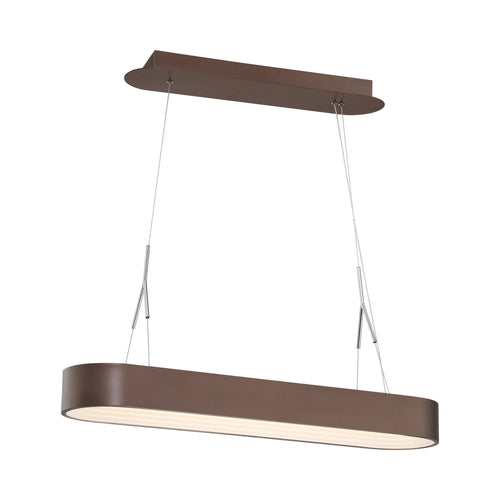 Step Up LED Pendant Light in Bronze.