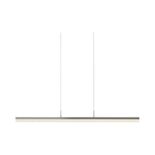 Load image into Gallery viewer, Stiletto LED Pendant Light in Bright Satin Aluminum (Medium).
