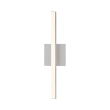 Load image into Gallery viewer, Stix LED Bath Vanity Light in Bright Satin Aluminum/Small.
